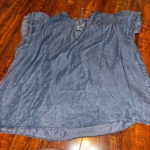 Casual Denim Blouse for Women